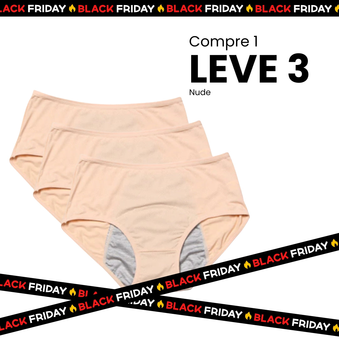 Calcinha Comfort. Antivazamento Para Incontinência Urinária - Conforto e Proteção o dia todo!