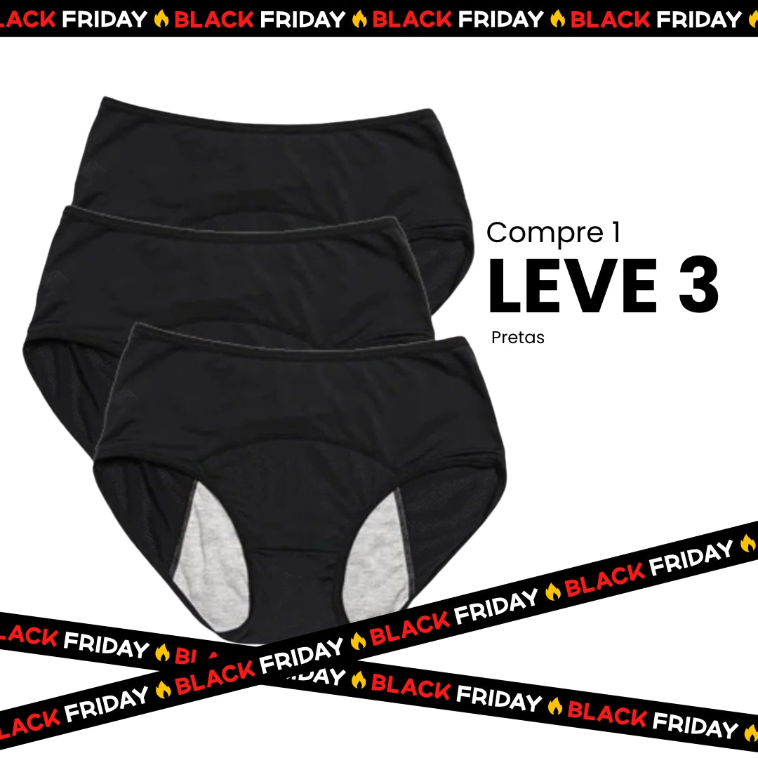 Calcinha Comfort. Antivazamento Para Incontinência Urinária - Conforto e Proteção o dia todo!