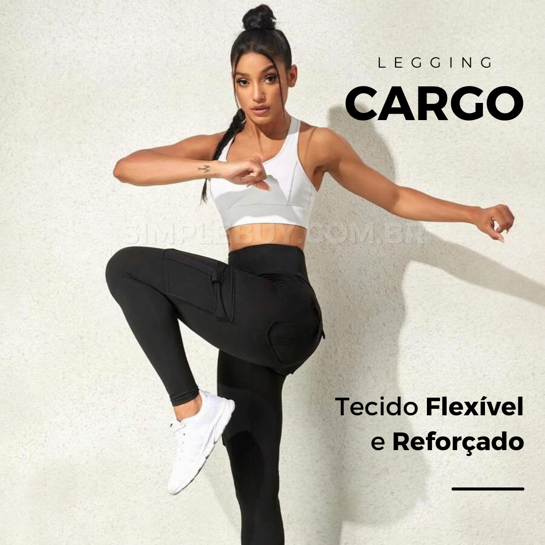 Legging Feminina Cargo Chic Modeladora