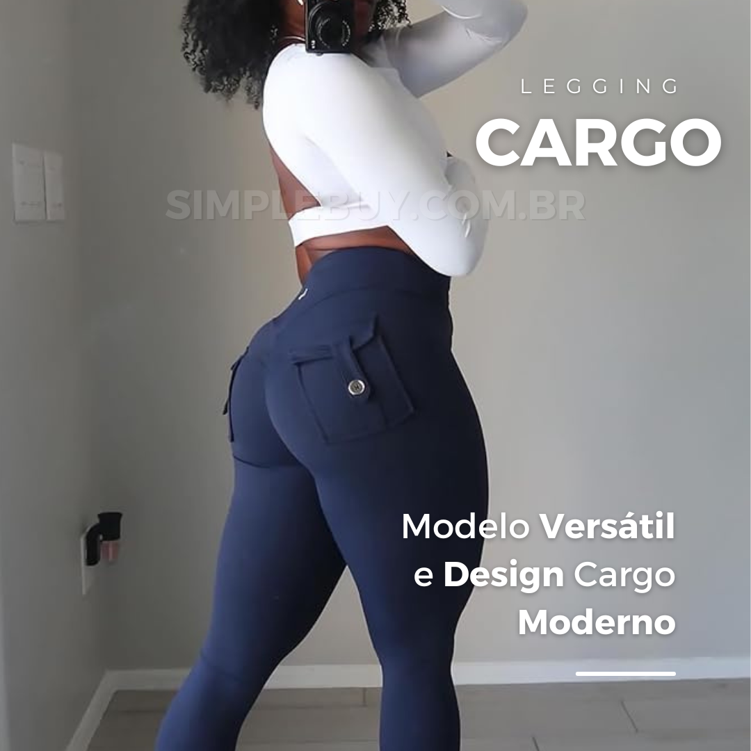 Legging Feminina Cargo Chic Modeladora