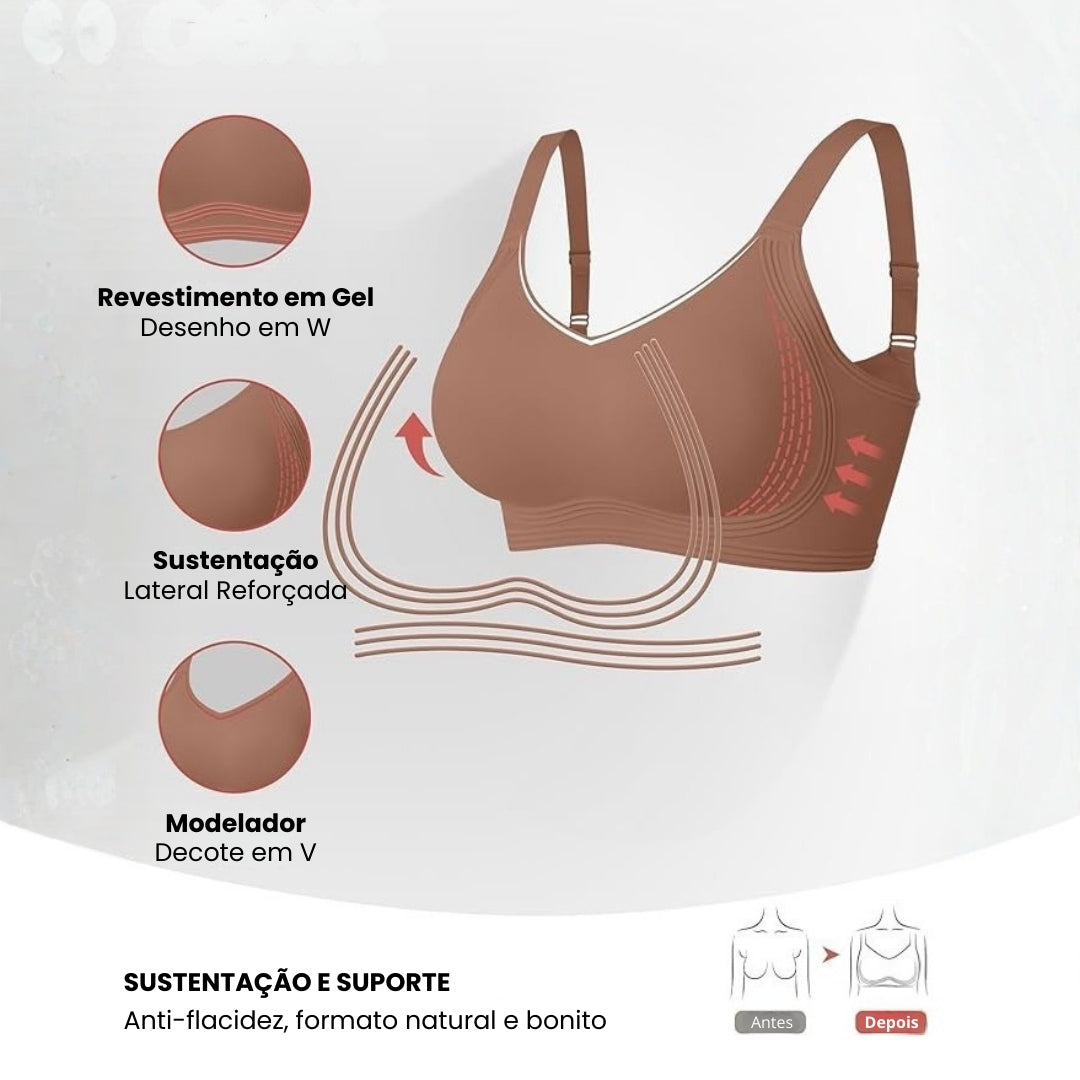 Sutiã Modelador JellyBra Sem Costura - EFEITO SILICONE INSTANTÂNEO