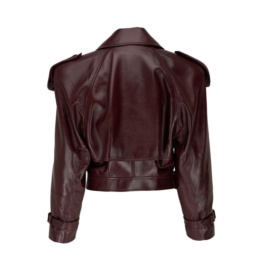 Jaqueta de Couro Modern Cherry
