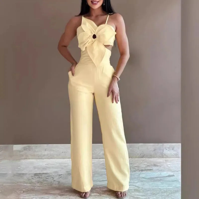 Macacão Feminino Flor 3D Lola