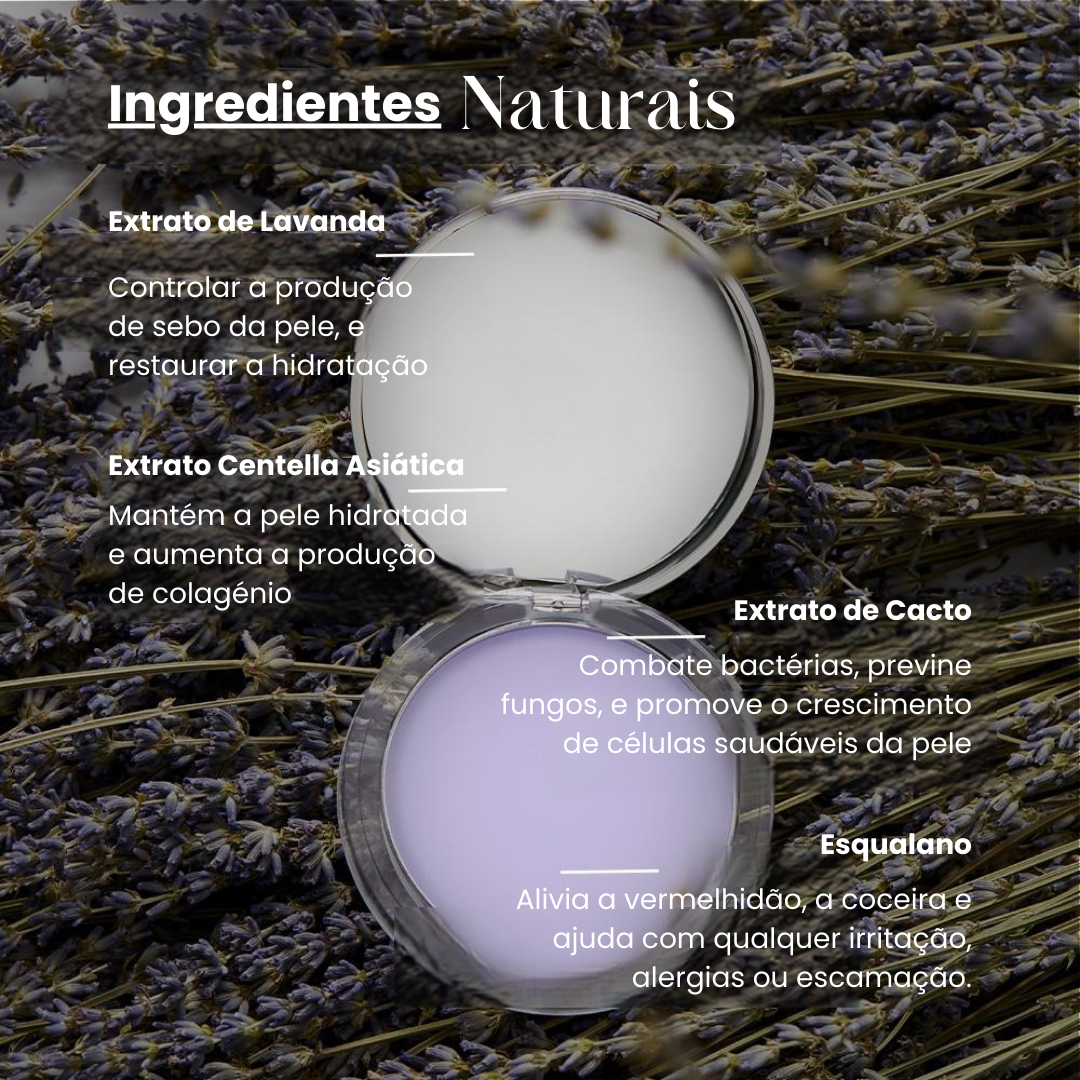 Pó Matte Lavender Chillab - CONTROLE DE OLEOSIDADE