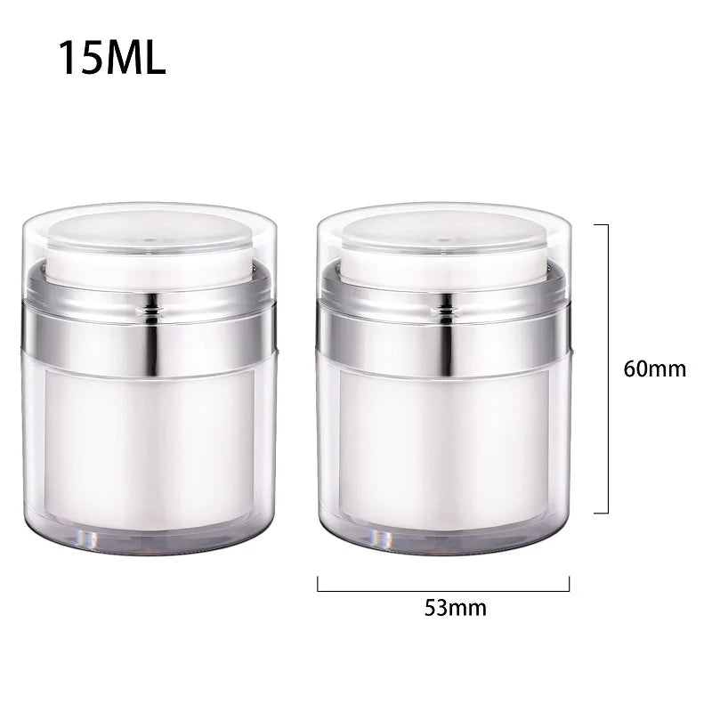 Potes para Skincare e Colher de Plástico