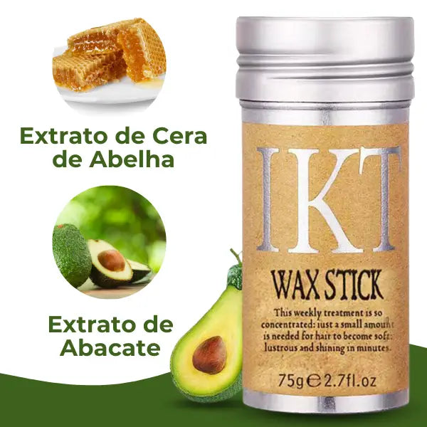 Cera em Bastão para Cabelo Anti Frizz Wax Stick