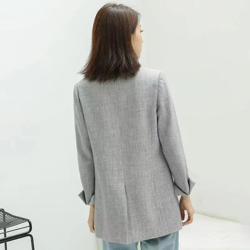 Blazer Feminino Casual Officer