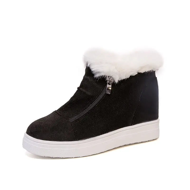 Bota Feminina Peluciada Plataforma Stefanie
