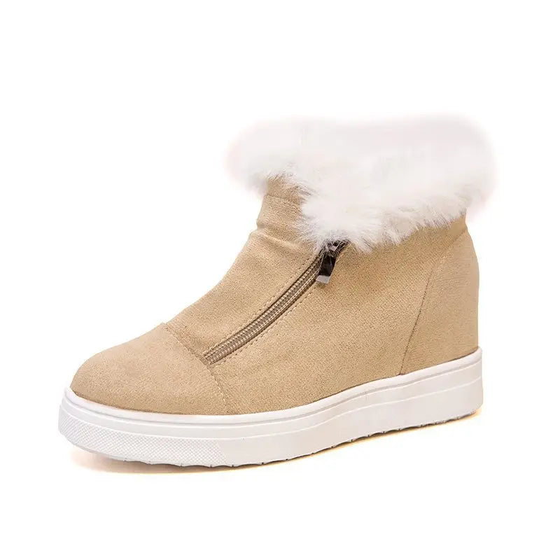 Bota Feminina Peluciada Plataforma Stefanie
