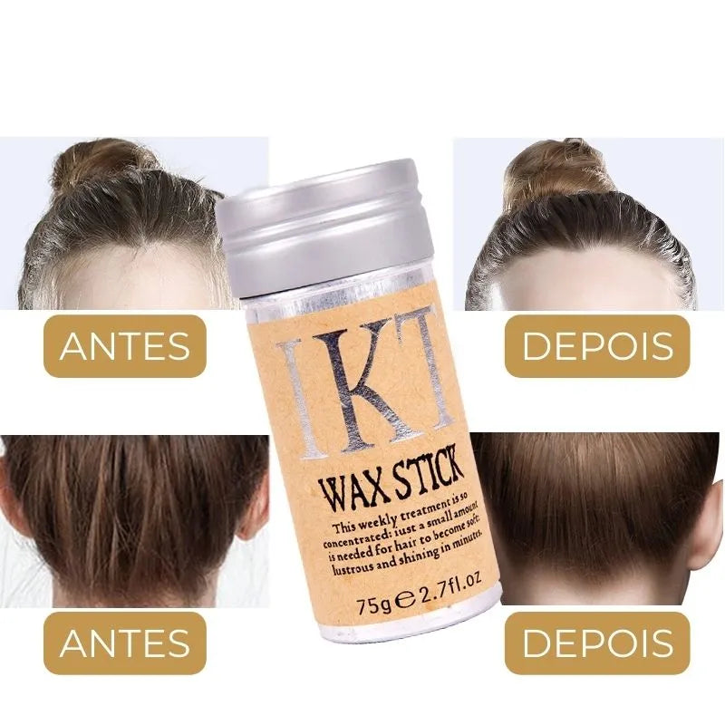 Cera em Bastão para Cabelo Anti Frizz Wax Stick