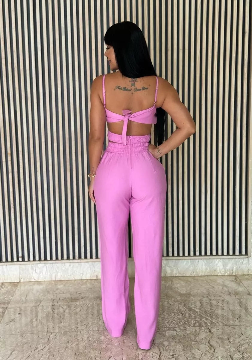 Macacão Feminino Flor 3D Lola