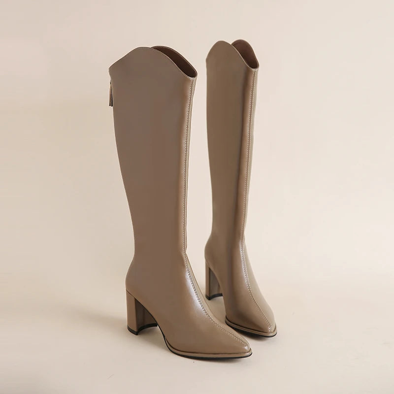 Bota Feminina Western Cano Longo