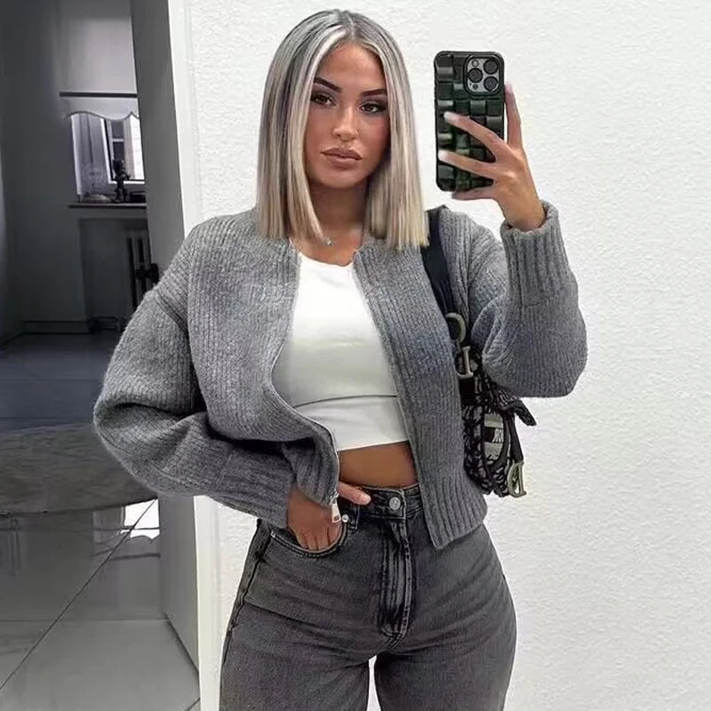 Jaqueta Cropped de Inverno