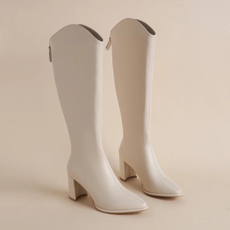 Bota Feminina Western Cano Longo