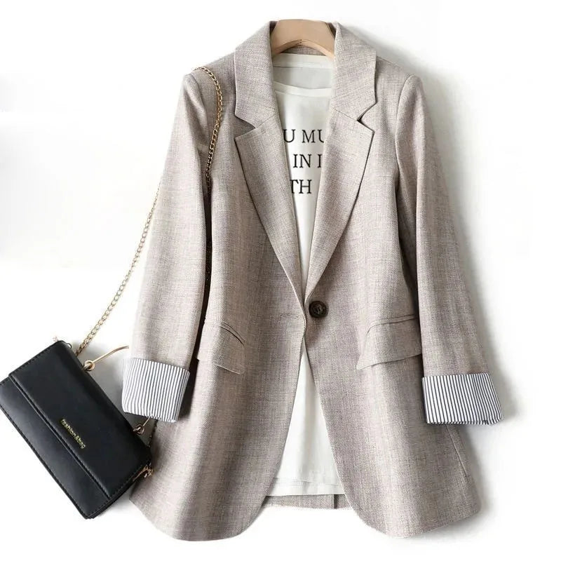 Blazer Feminino Casual Officer