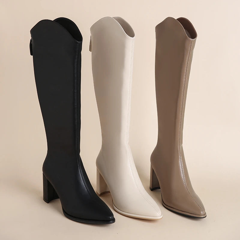 Bota Feminina Western Cano Longo