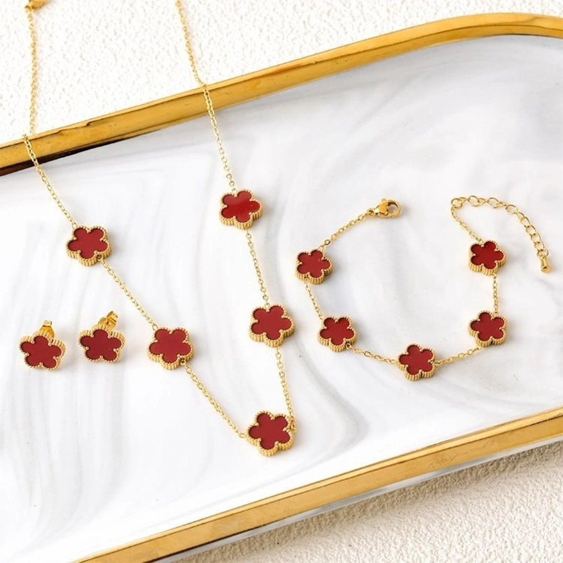 Conjunto Trevo Virgínia + FRETE GRÁTIS