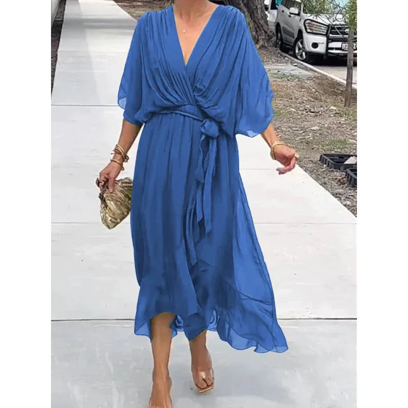Vestido Decote V Rafaella /