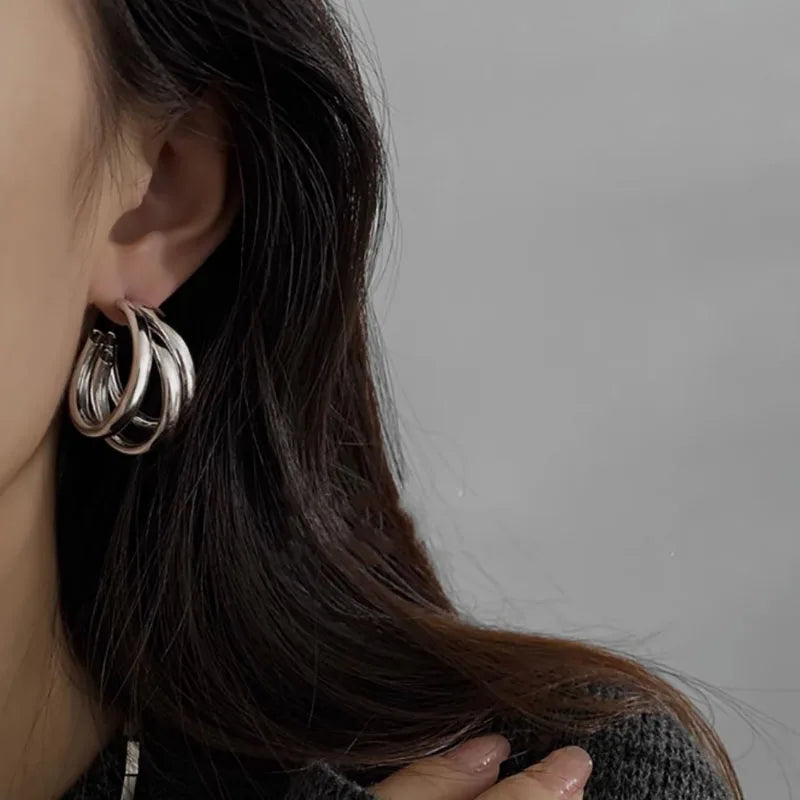 Brinco de Argola Folheado a Ouro 18K