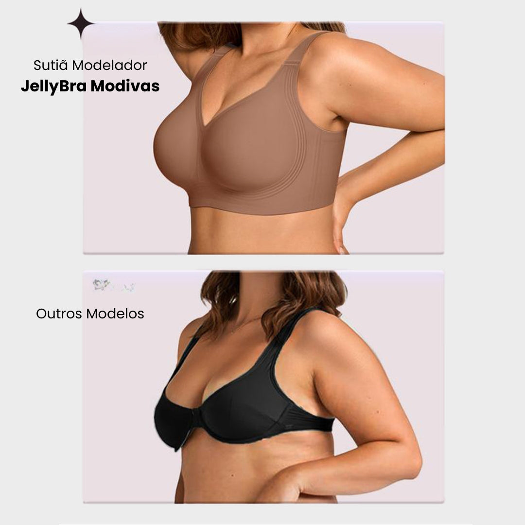 Sutiã Modelador JellyBra Sem Costura - EFEITO SILICONE INSTANTÂNEO