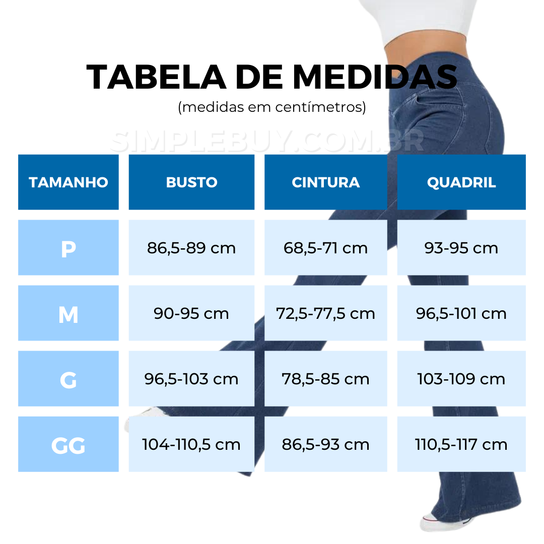 Calça Jeans Flare MagicJeans®