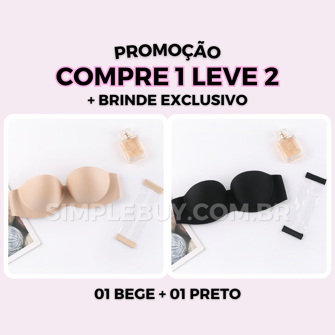 Sutiã Tomara que Caia Faixa de Silicone