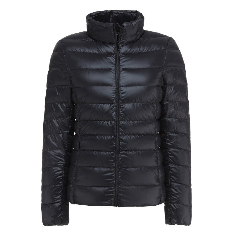Jaqueta Feminina Puffer com Zíper