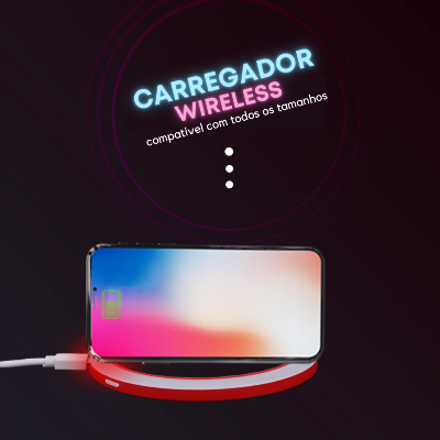 Espelho com Luz LED para Maquiagem