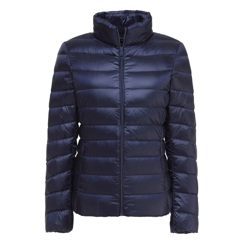 Jaqueta Feminina Puffer com Zíper