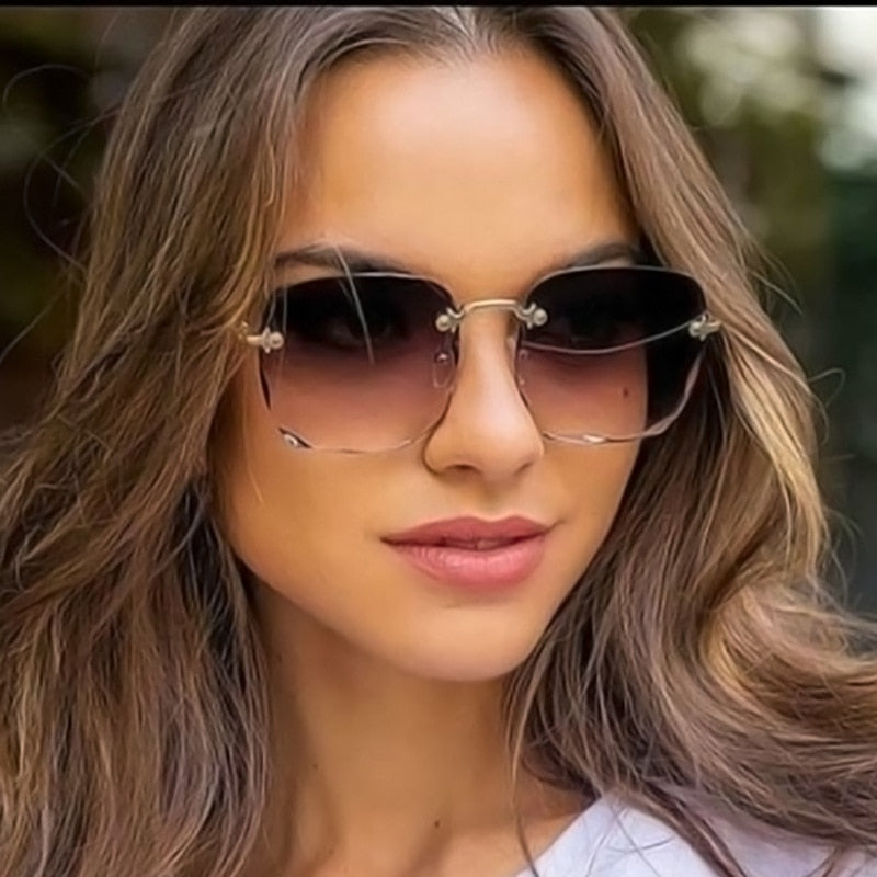 Óculos de Sol Oversized Quadrada
