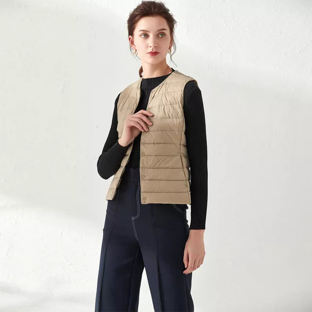 Colete Feminino Térmico Puffer
