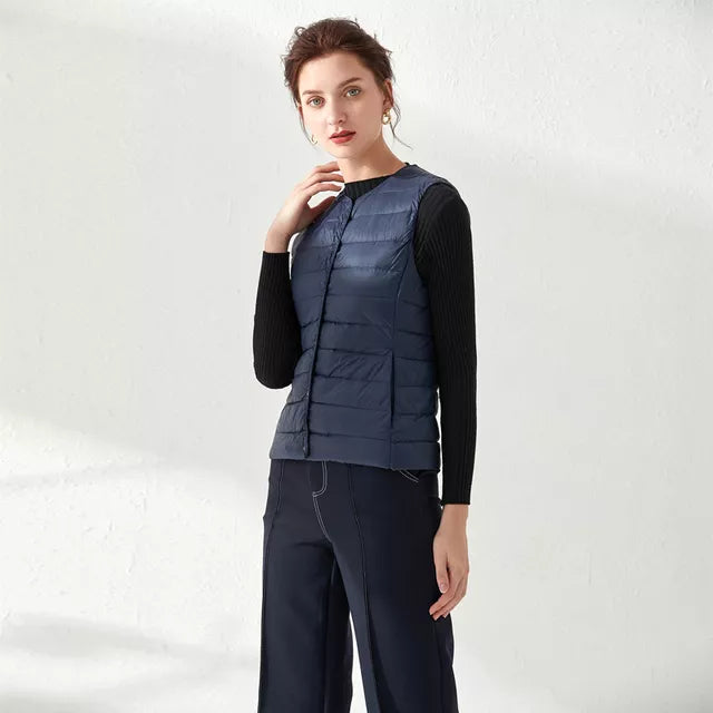Colete Feminino Térmico Puffer