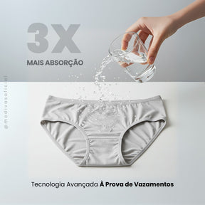 Calcinha Comfort. Antivazamento Para Incontinência Urinária - Conforto e Proteção o dia todo!