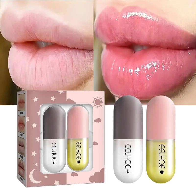 Gloss com Preenchimento e Hidratante Labial Honey Pump Derol