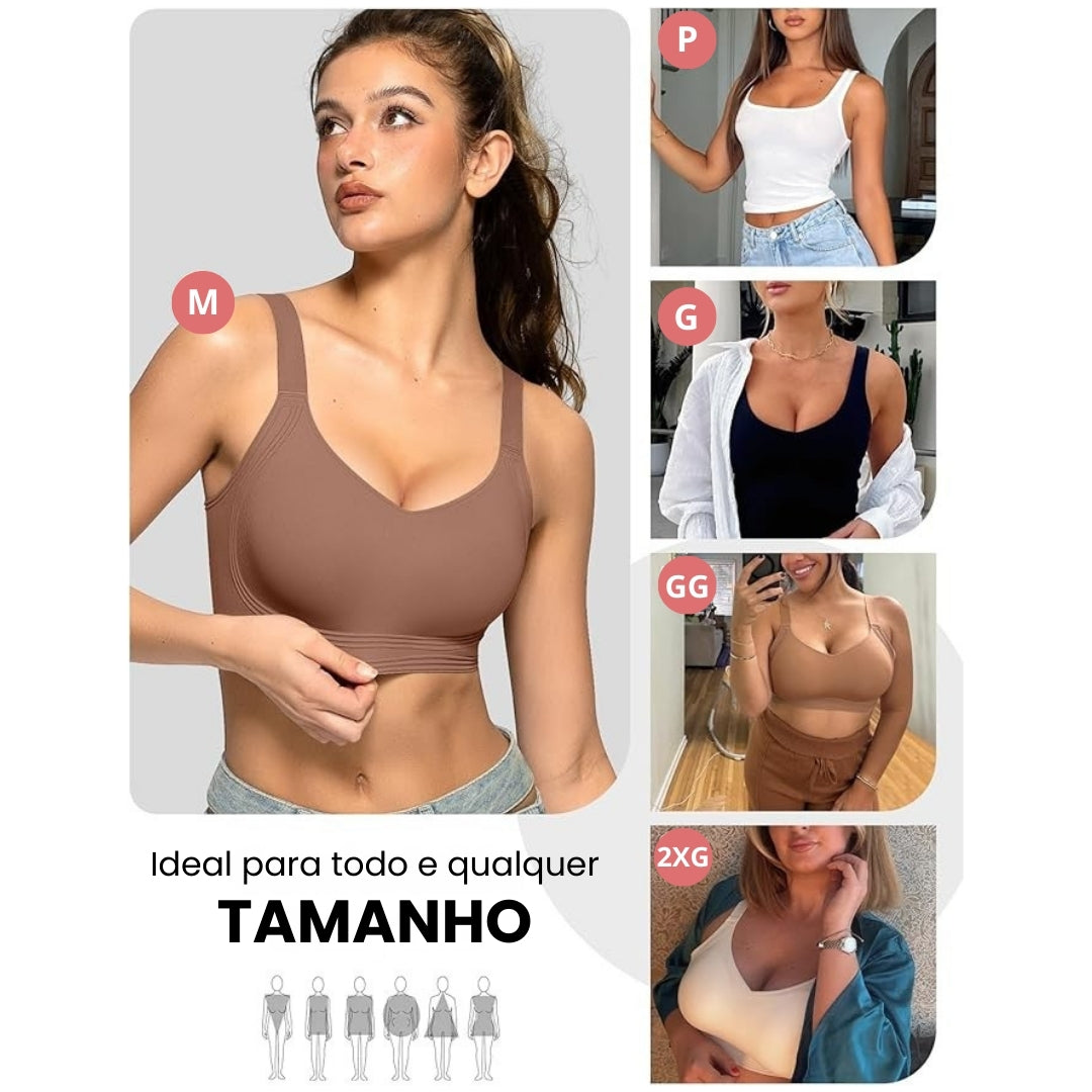 Sutiã Modelador JellyBra Sem Costura - EFEITO SILICONE INSTANTÂNEO