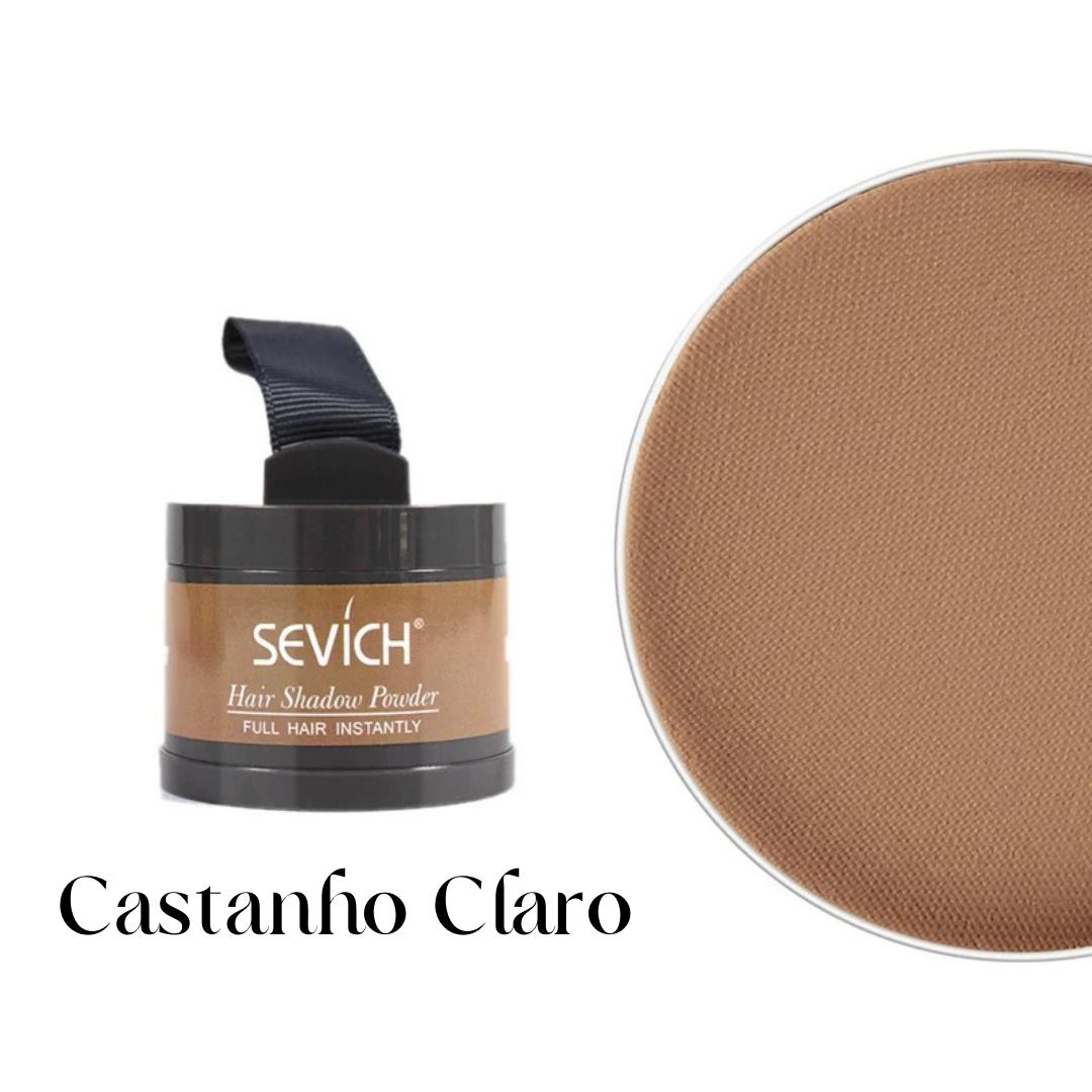 Sevich Hair: Pó de Maquiagem para Cabelo com Cobertura Natural