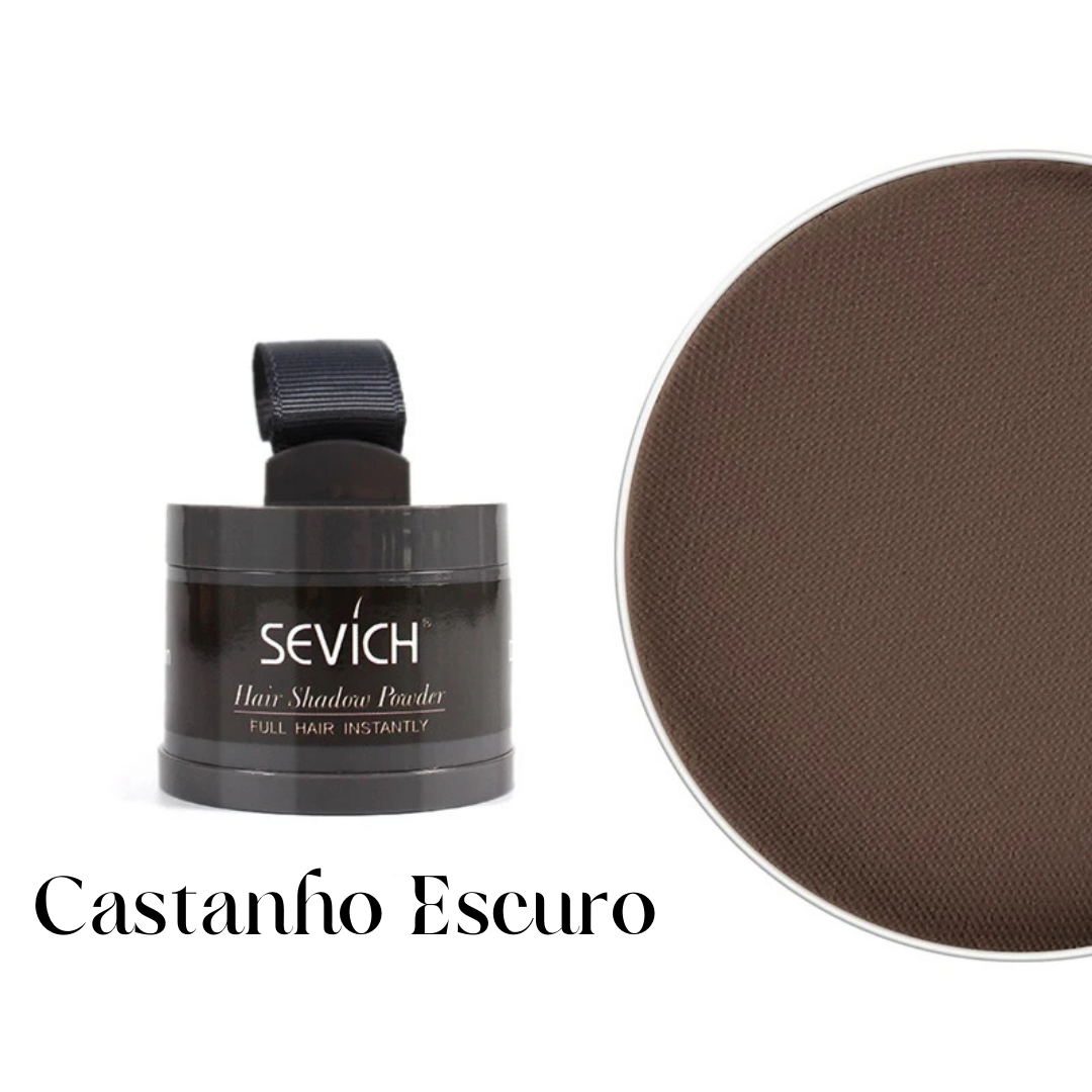 Sevich Hair: Pó de Maquiagem para Cabelo com Cobertura Natural