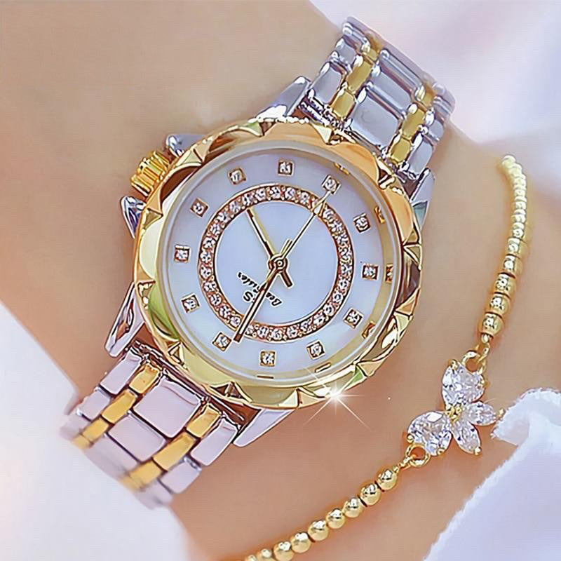 Relógio Diamond Luxury com Bracelete