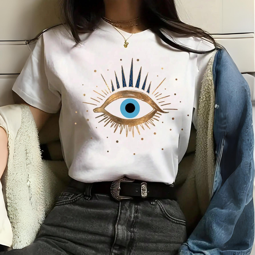 T-Shirt Feminina Olho Grego