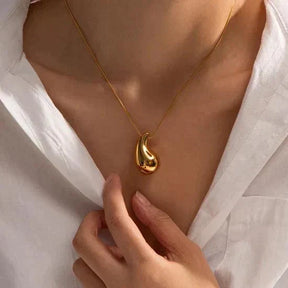 Colar Gota Hailey em Ouro 18K